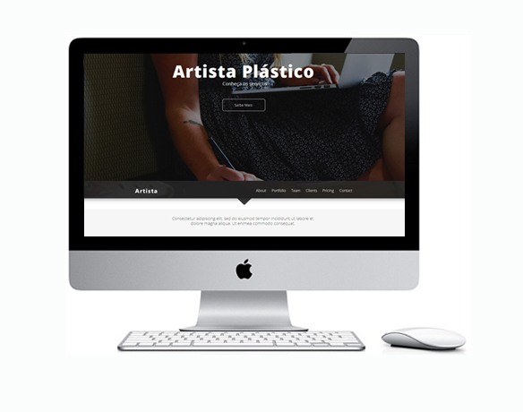 Desenvolvimento de Sites para Artista Plástico