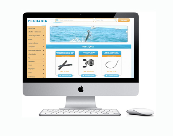 Criação de Loja Virtual para Artigos de Pescaria
