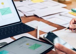 Processo de criação de sites profissionais com foco em planejamento e design